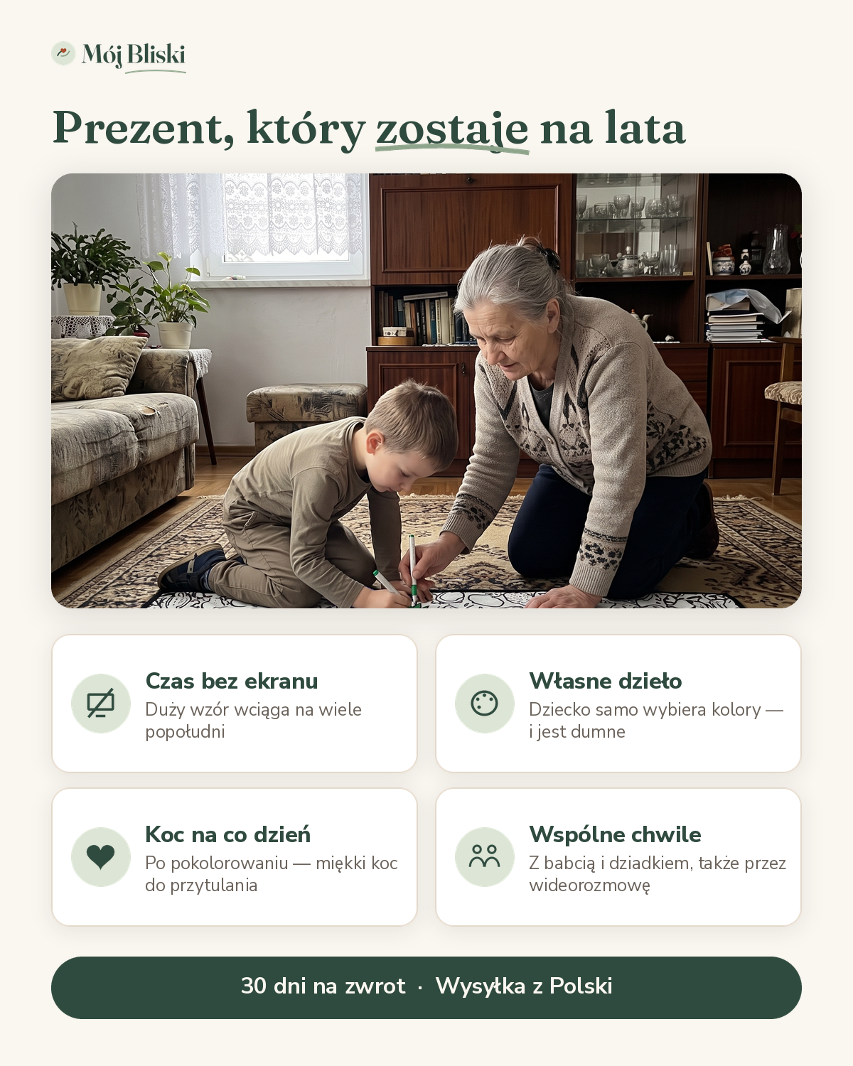 Malowany Koc – korzyści